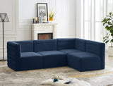 Quintin Modular Velvet Sectional in 4 Color Options