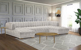 Gwenette Tufted Velvet Sectional in 5 Color Options