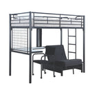 Workstation Loft Bed with Futon