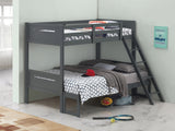 Lita Twin/Twin or Twin/Full Bunk Bed in 5 Color Options