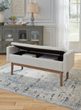 Tufted Upholstered Storage Bench