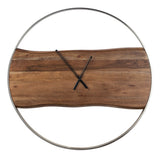 Faux Live Edge Wall Clock