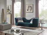 Atara Green Velvet Sofa