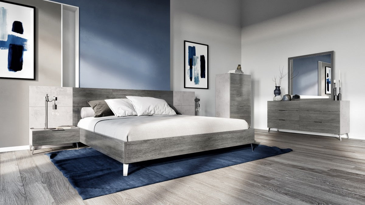 Brock Italian Faux Concrete Bedroom Collection