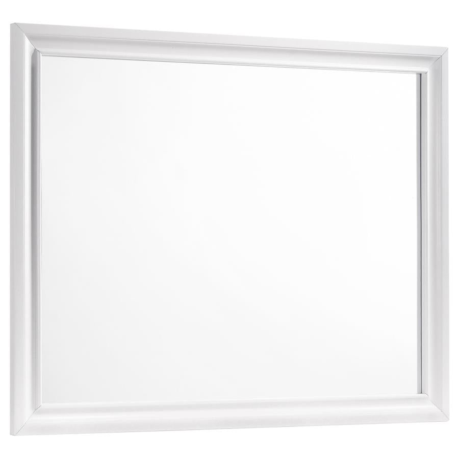 Barras Transitional Glam White Bedroom Collection