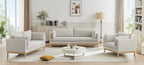 Lanie Linen Texture Living Room Collection in 3 Color Options