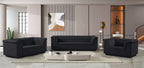Cassandra Velvet Living Room Collection in 5 Color Options