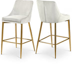 Catrina Velvet Counter Height Stool in 6 Color Options