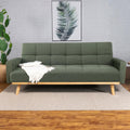 Kendall Fabric Sofa Bed in Sage or Terracotta