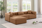 Dexter Modular Vegan Leather Sectional in 8 Color Options