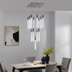 Sparkling Cylindrical LED Chandelier in 5 Sizes