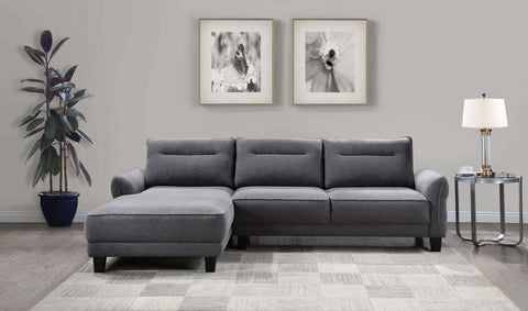 Aspen Fabric Sectional in 2 Color Options