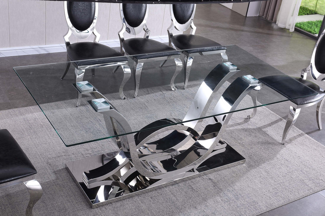 Rechelle Glass Dining Room Collection