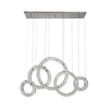 Crystal Hoop Chandelier with 5 Lights