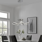 Flower Petal LED Chandelier