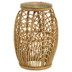 Round Woven Rattan Occasional Table Collection