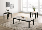 Faux Marble 3 Piece Occasional Set in 2 Color Options