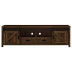Sacha Media Stand with Sliding Barn Doors in 2 Color Options
