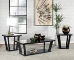 Muna Black 3 Piece Occasional Set