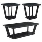Muna Black 3 Piece Occasional Set