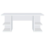 Alec Modern White Office Desk