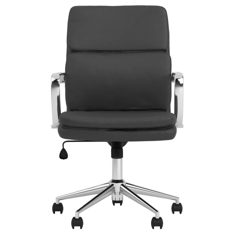 Xenia Leatherette Office Chair in Black or White