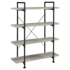 Industrial Grey Driftwood Bookcase