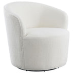 Barrel Back Swivel Accent Chair in 2 Color Options