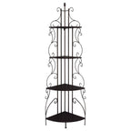 Traditional Corner Bookcase in Copper