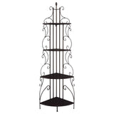 Traditional Corner Bookcase in Copper