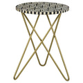 Round Mosaic Accent Table
