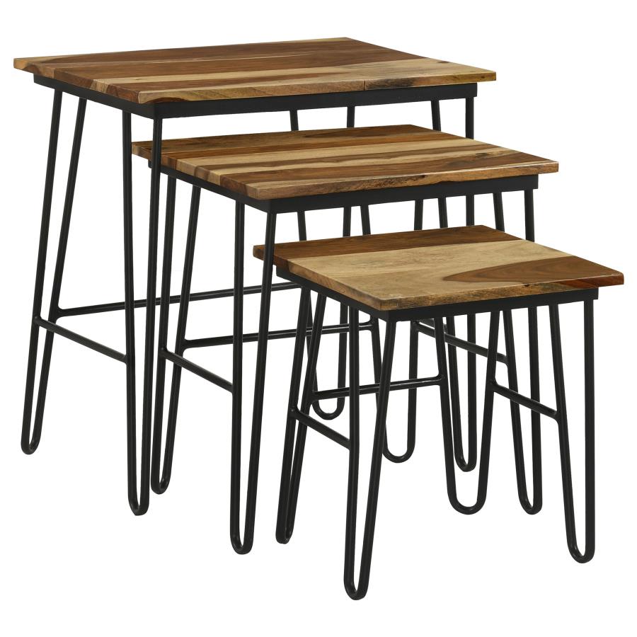 Industrial Nesting Tables with Hairpin legs