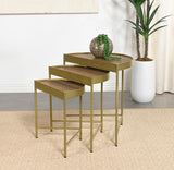 Demilune Accent Nesting Table