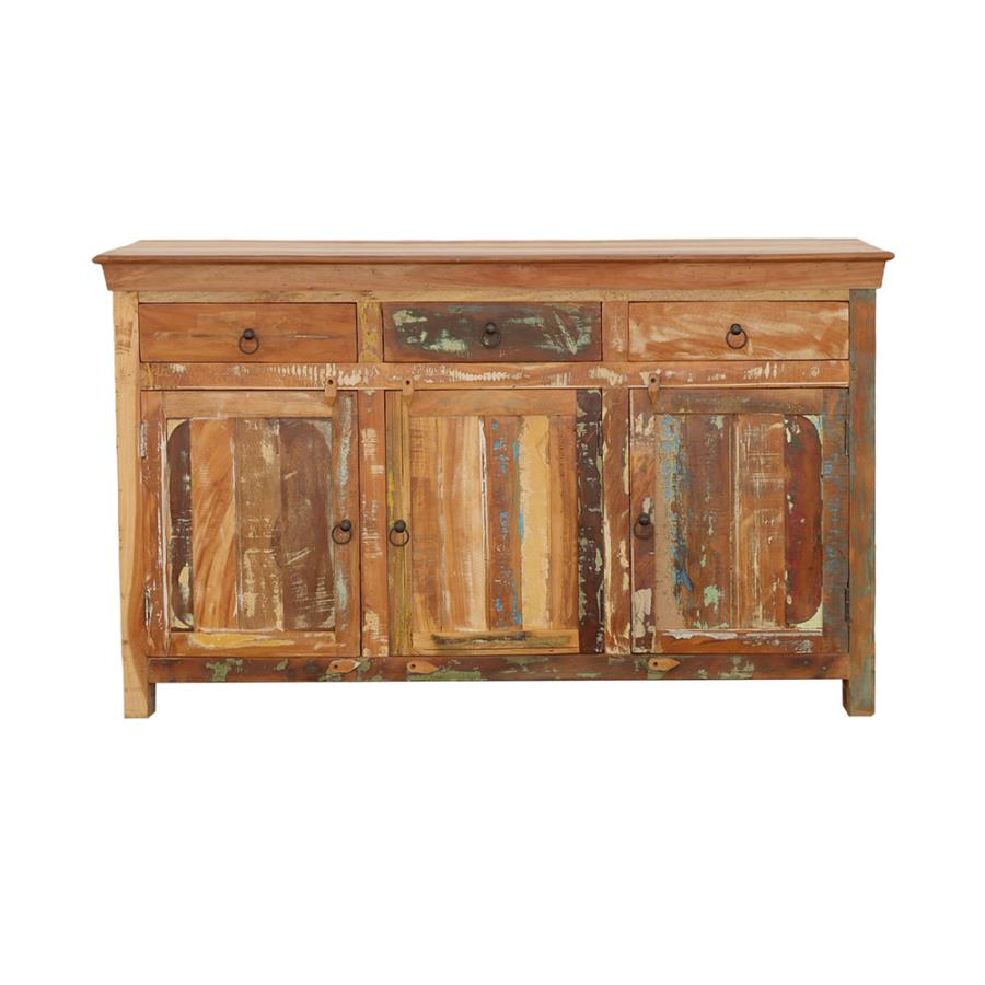 Rustic Reclaimed Wood Accent Cabinet