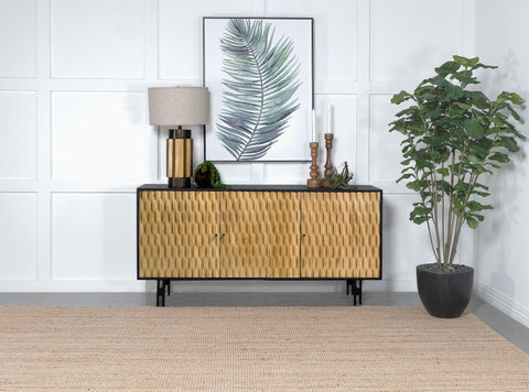 Eleny 3-Door Accent Cabinet