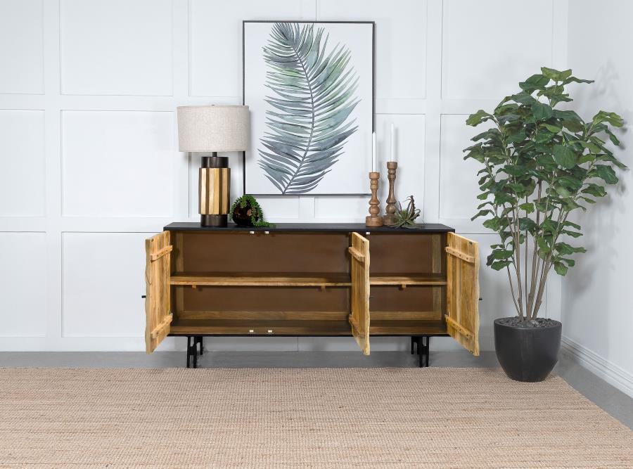 Eleny 3-Door Accent Cabinet