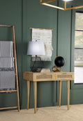 Zara Natural Console with Storage Drawers