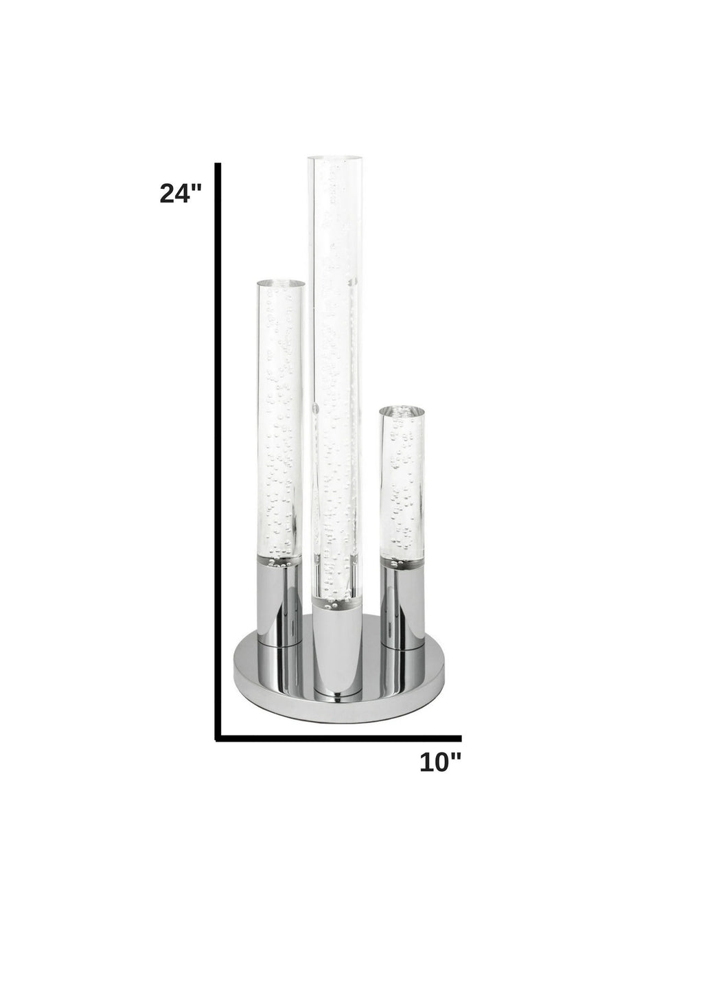 Acrylic Cylinder LED Table Lamp in 2 Sizes