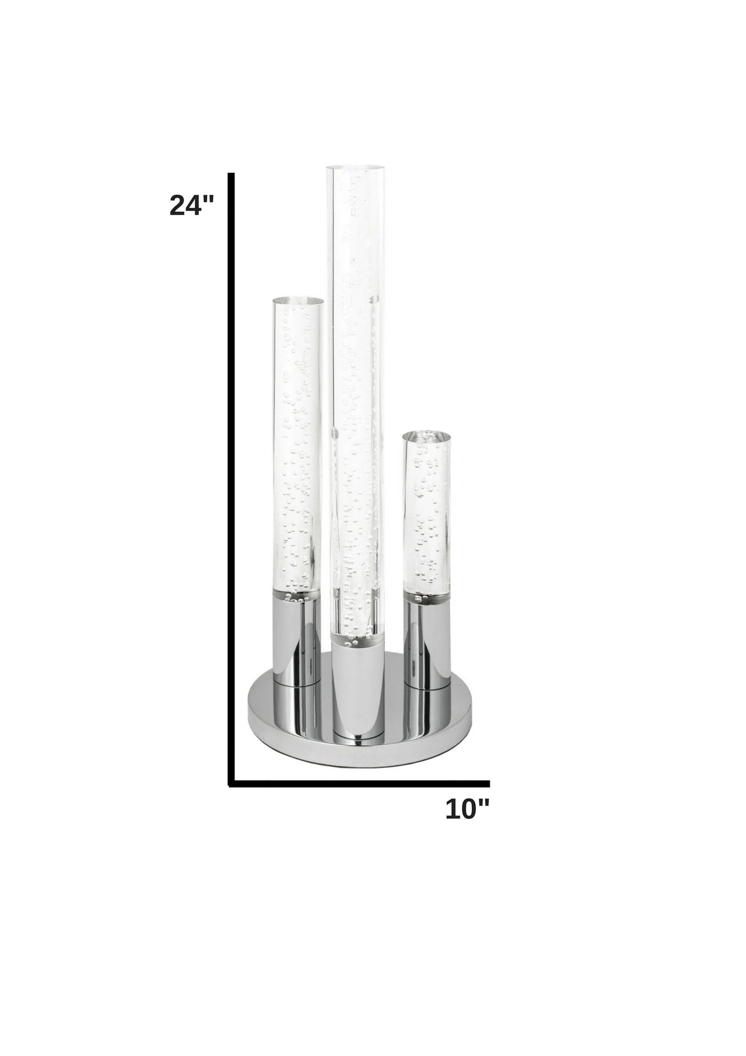 Acrylic Cylinder LED Table Lamp in 2 Sizes
