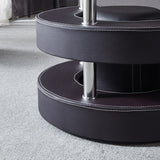 Contemporary Leatherette Coffee Table in 3 Color Options