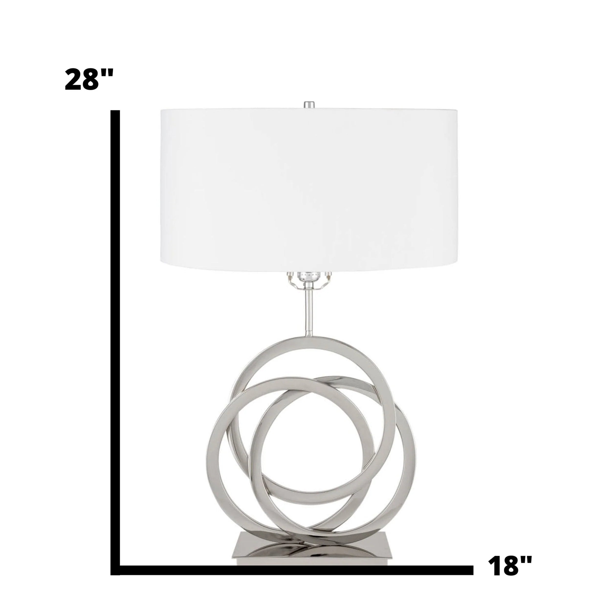 Olivia Table Lamp with Linen Shade
