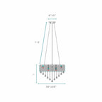 Cindy Crystal Round Chandelier in 3 Sizes