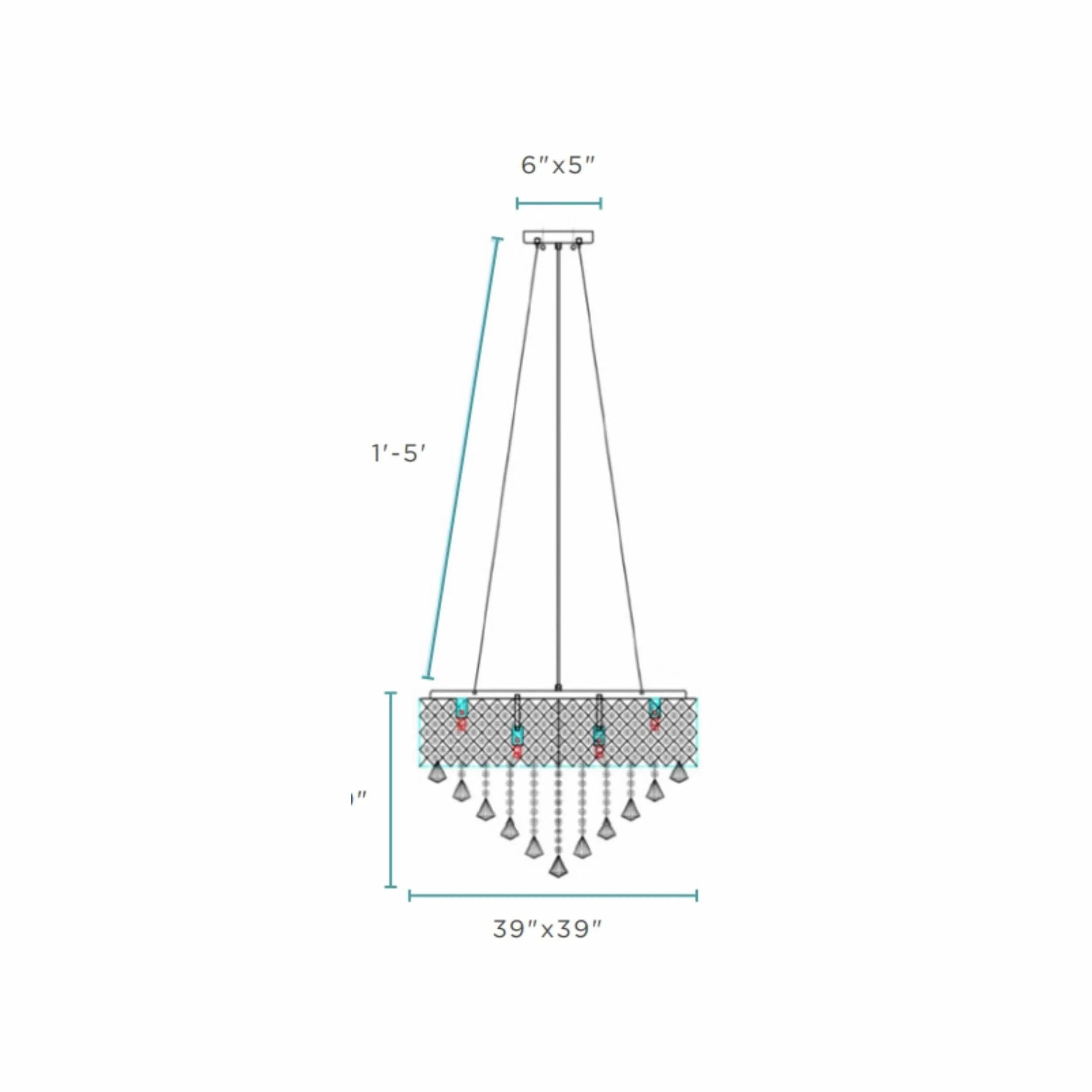 Cindy Crystal Round Chandelier in 3 Sizes