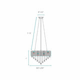 Cindy Crystal Round Chandelier in 3 Sizes