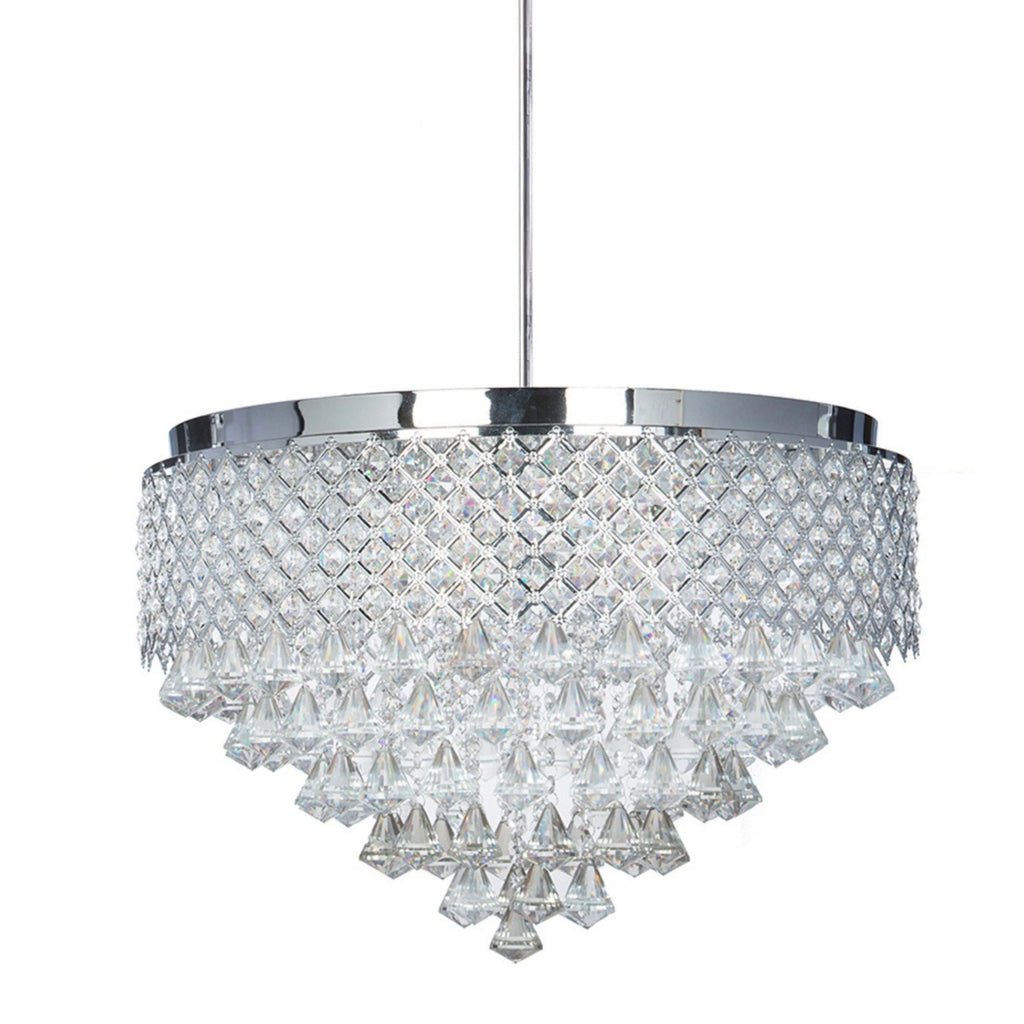 Cindy Crystal Round Chandelier in 3 Sizes
