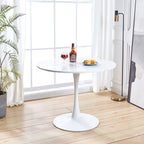 James Faux Marble Round Dining Table