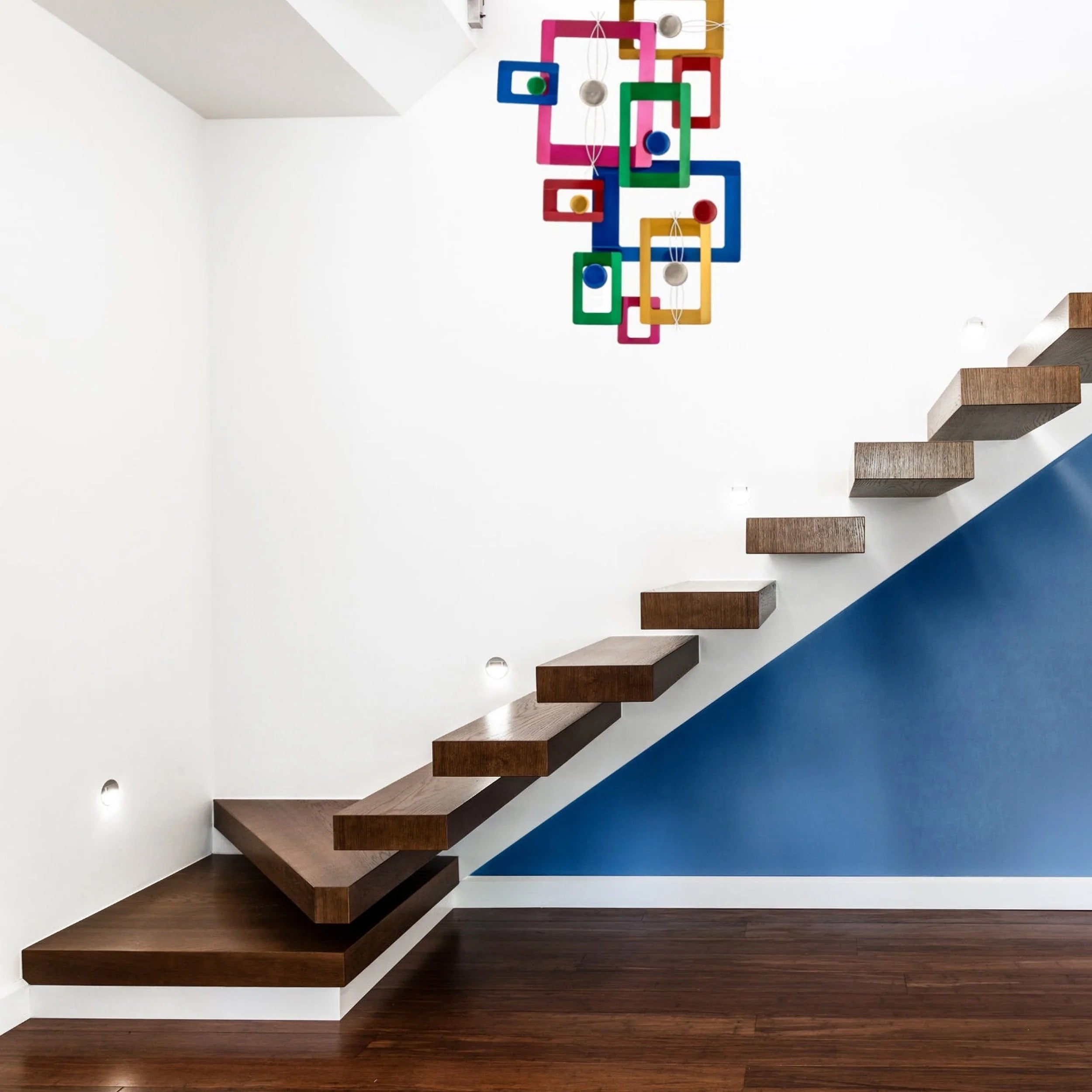 Multicolor Metal 3D Wall Art
