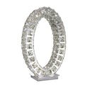 Oval Crystal Table Lamp