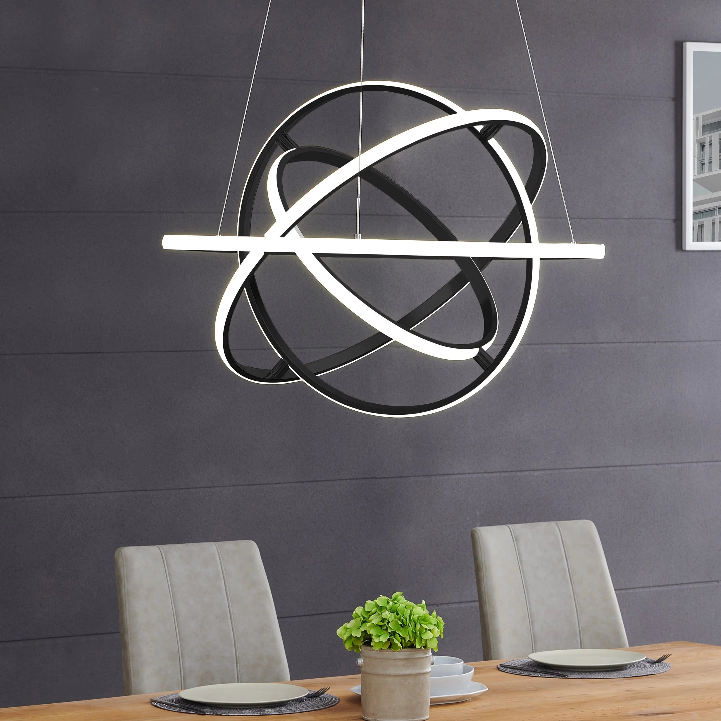 Oxford LED Chandelier in 3 Finishes