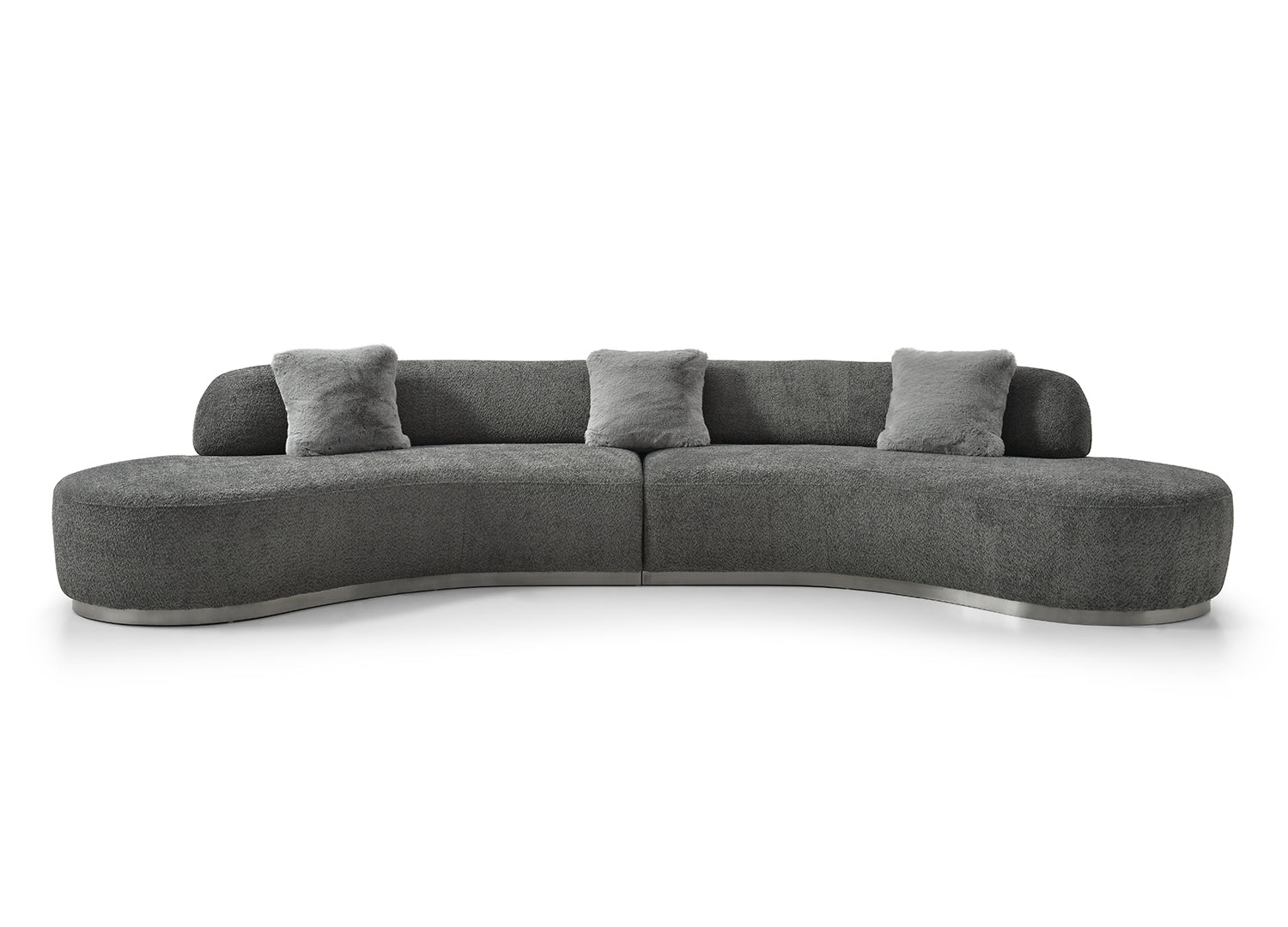 Whiteline Perla Curved Sofa in 2 Colors